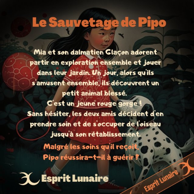 Résumé au dos du livre Le Sauvetage de Pipo